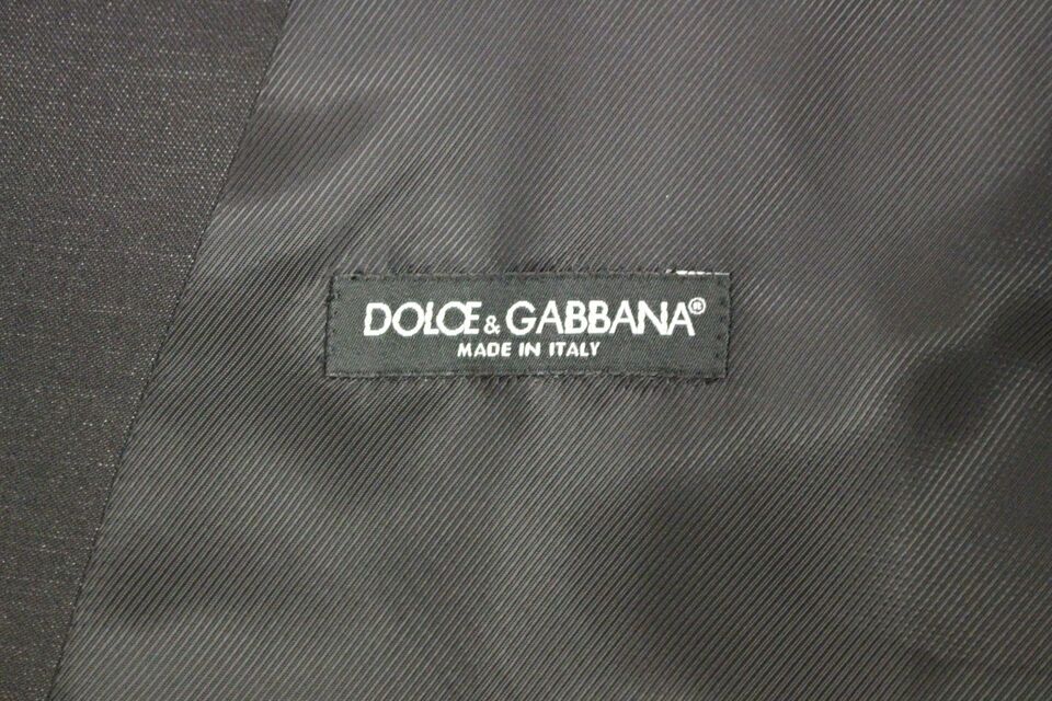 Dolce &amp; Gabbana মার্জিত ধূসর উল মিশ্রিত পোষাক ন্যস্ত করা