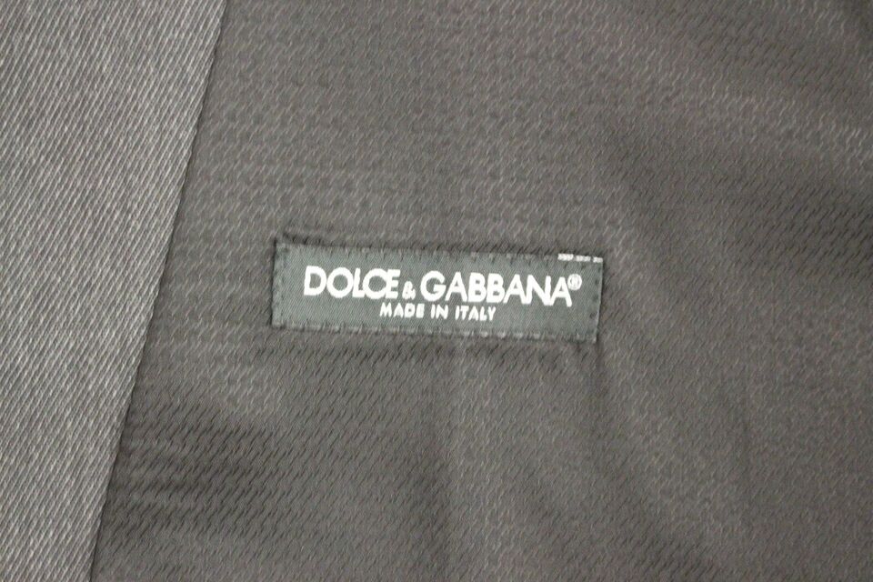 Dolce & Gabbana Elegant Gray Wool Formal Vest Dolce & Gabbana