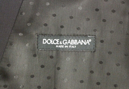 Dolce & Gabbana Elegant Black Wool Silk Dress Vest Dolce & Gabbana