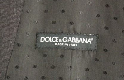 Dolce & Gabbana Elegant Gray Wool Formal Dress Vest Dolce & Gabbana