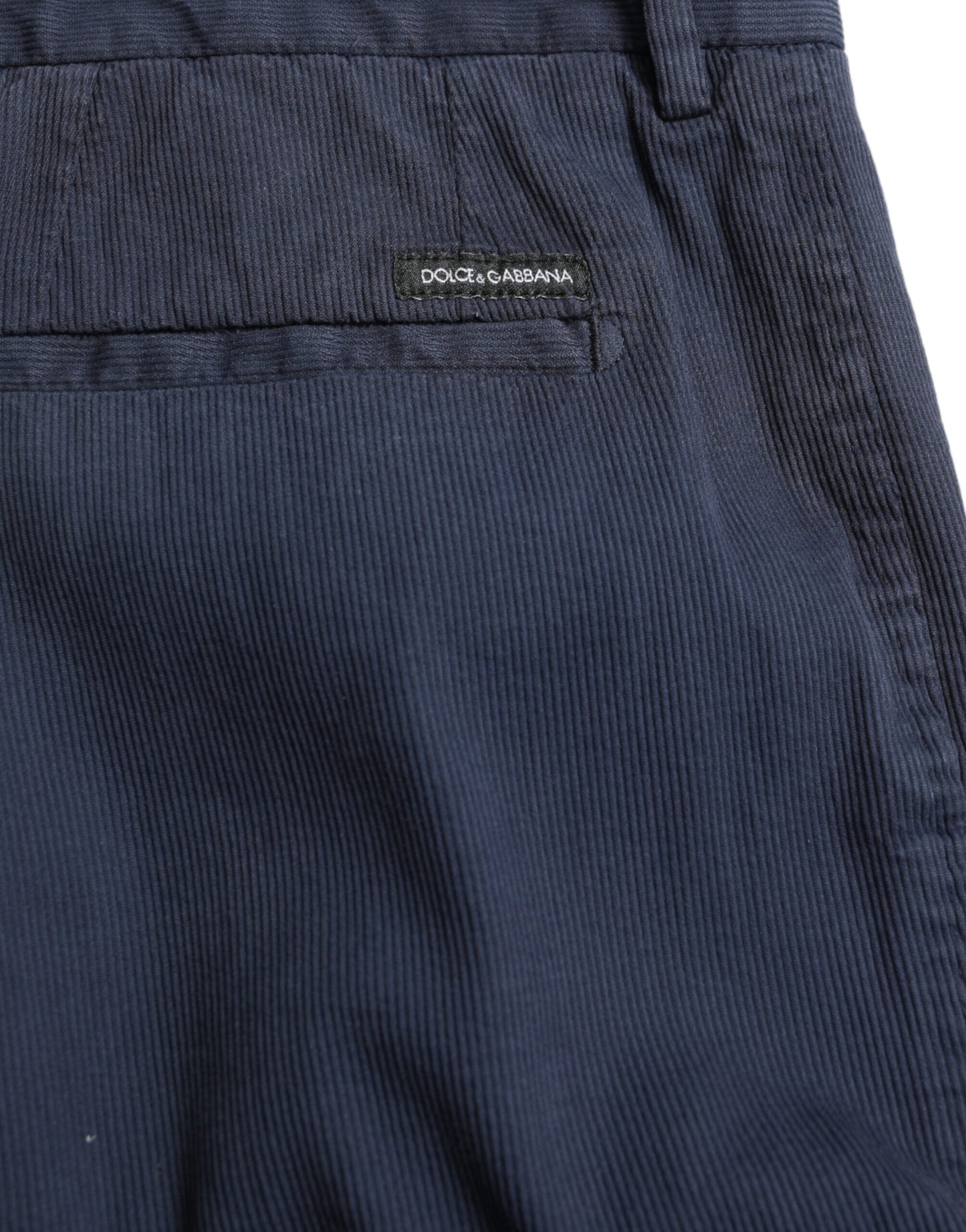 Dolce & Gabbana Elegant Dark Blue Skinny Dress Pants Dolce & Gabbana