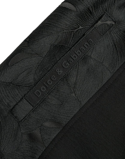 Dolce & Gabbana Elegant Black Leopard Jogger Pants Dolce & Gabbana