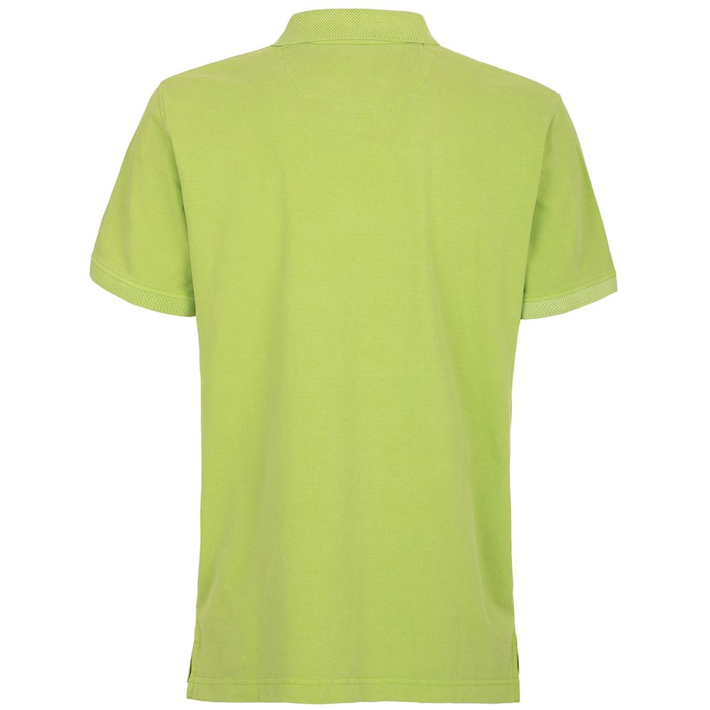 Fred Mello Chic Apple Green Embroidered Polo Fred Mello