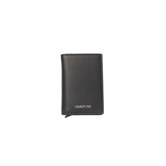 Cerruti 1881 Black Leather Mens Wallet Cerruti 1881