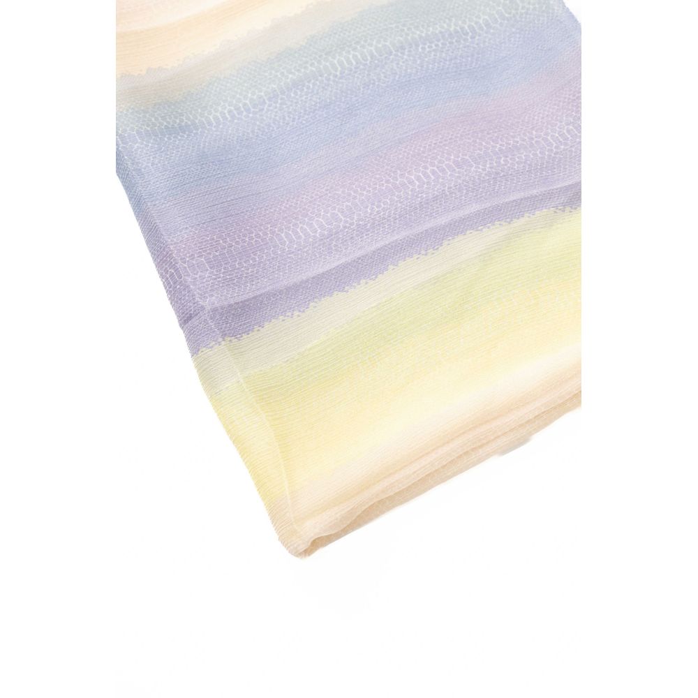 Trussardi Multicolor Silk Women Scarf Trussardi