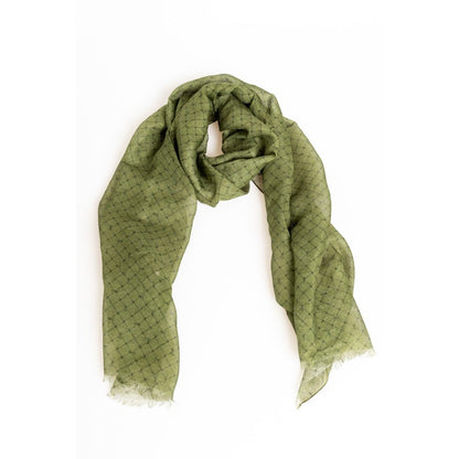 Trussardi Green Modal Men Scarf Trussardi