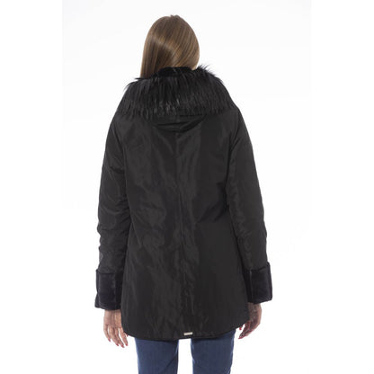 Baldinini Trend "Black Polyester Women Jacket" Baldinini Trend