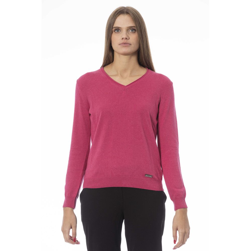 Baldinini Trend Fuchsia Viscose Women Sweater Baldinini Trend