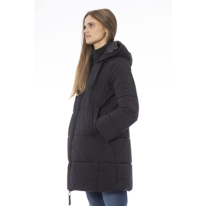 Baldinini Trend Black Polyester Women Jacket Baldinini Trend