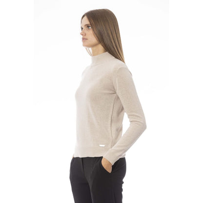 Baldinini Trend Beige Cashmere Women Sweater Baldinini Trend