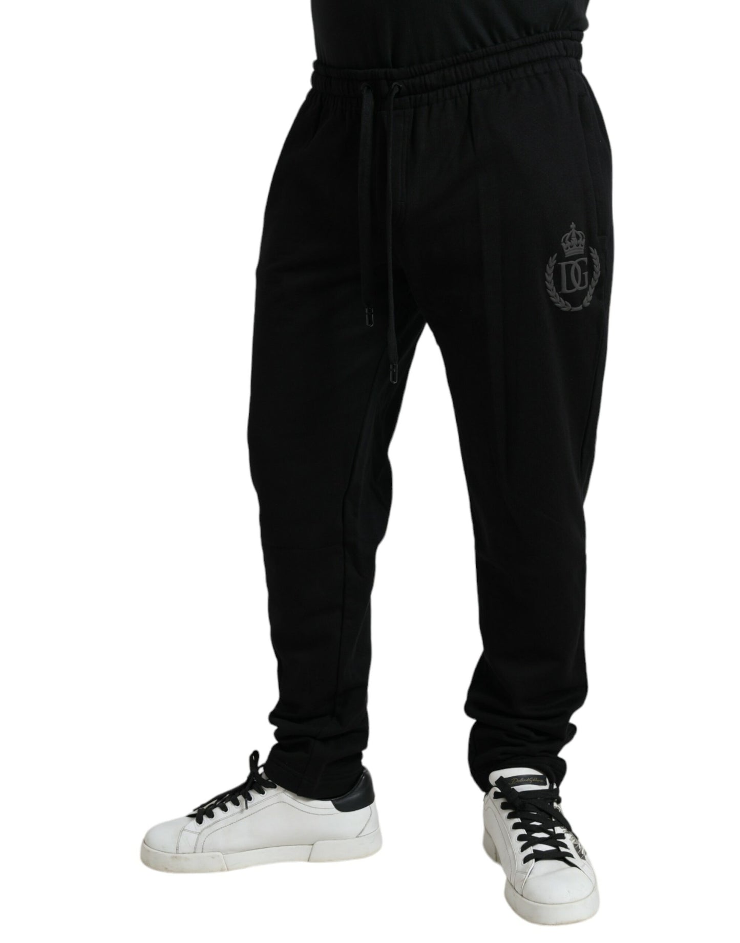 Dolce & Gabbana Elegant Black Cotton Jogger Pants Dolce & Gabbana