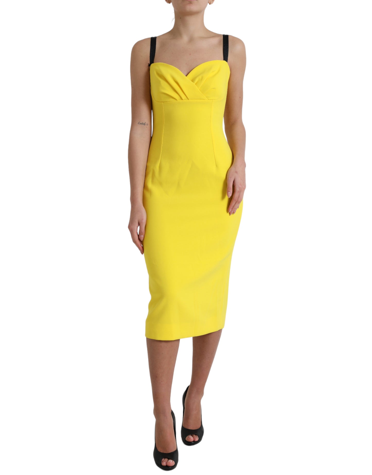 Dolce & Gabbana Sunshine Chic Sleeveless Midi Dress Dolce & Gabbana