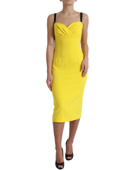 Dolce & Gabbana Sunshine Chic Sleeveless Midi Dress Dolce & Gabbana