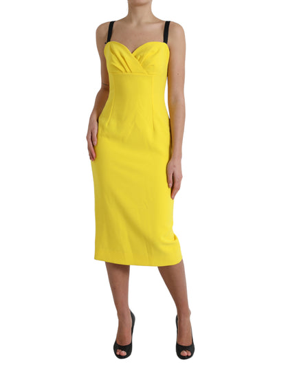 Dolce & Gabbana Sunshine Chic Sleeveless Midi Dress Dolce & Gabbana