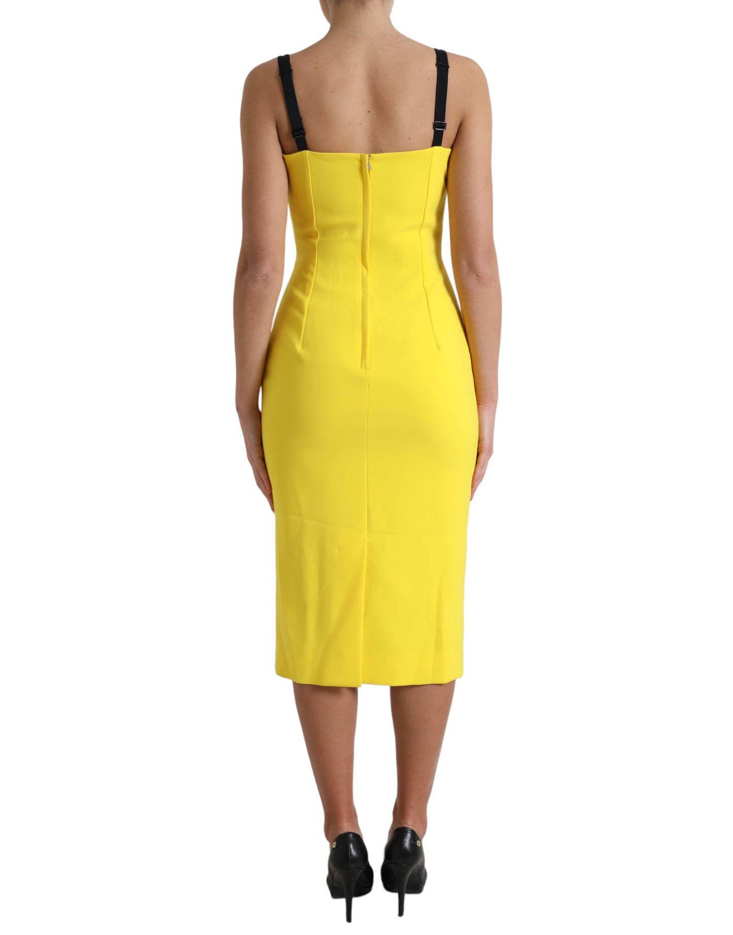 Dolce & Gabbana Sunshine Chic Sleeveless Midi Dress Dolce & Gabbana