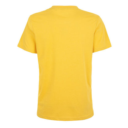 Fred Mello Sunshine Yellow Cotton Crewneck Tee Fred Mello