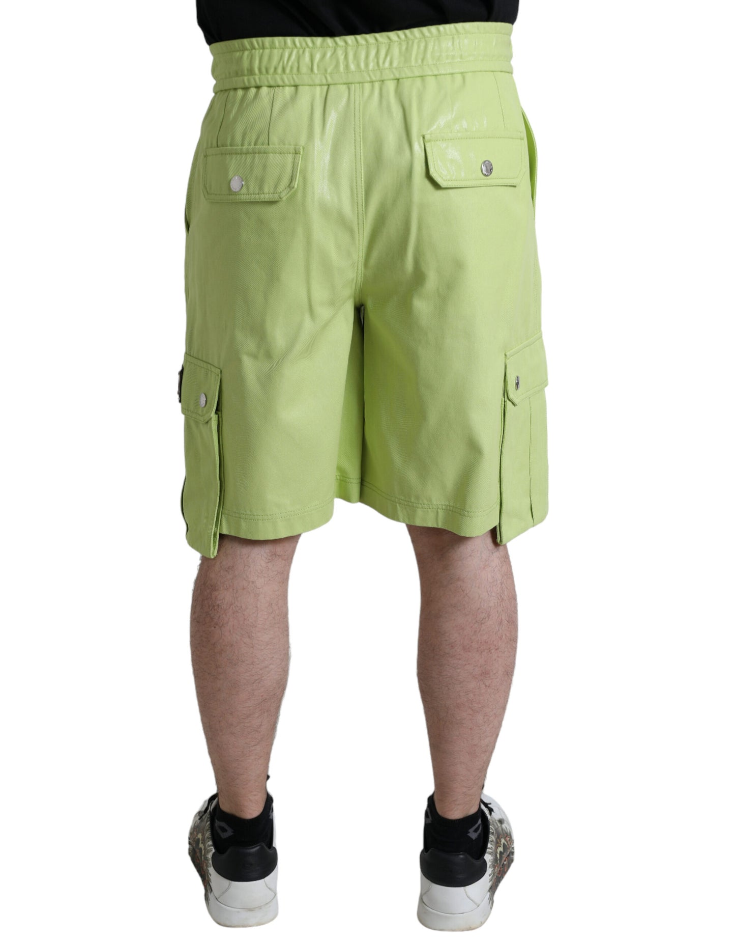 Dolce & Gabbana Chic Light Green Cotton Bermuda Shorts Dolce & Gabbana