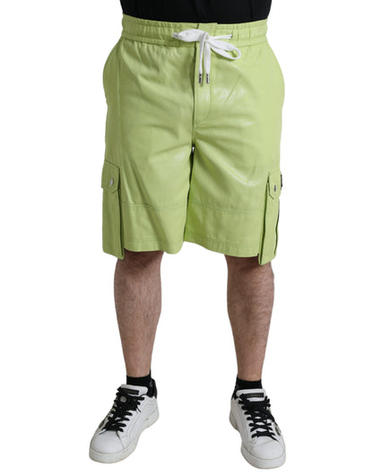 Dolce & Gabbana Chic Light Green Cotton Bermuda Shorts Dolce & Gabbana