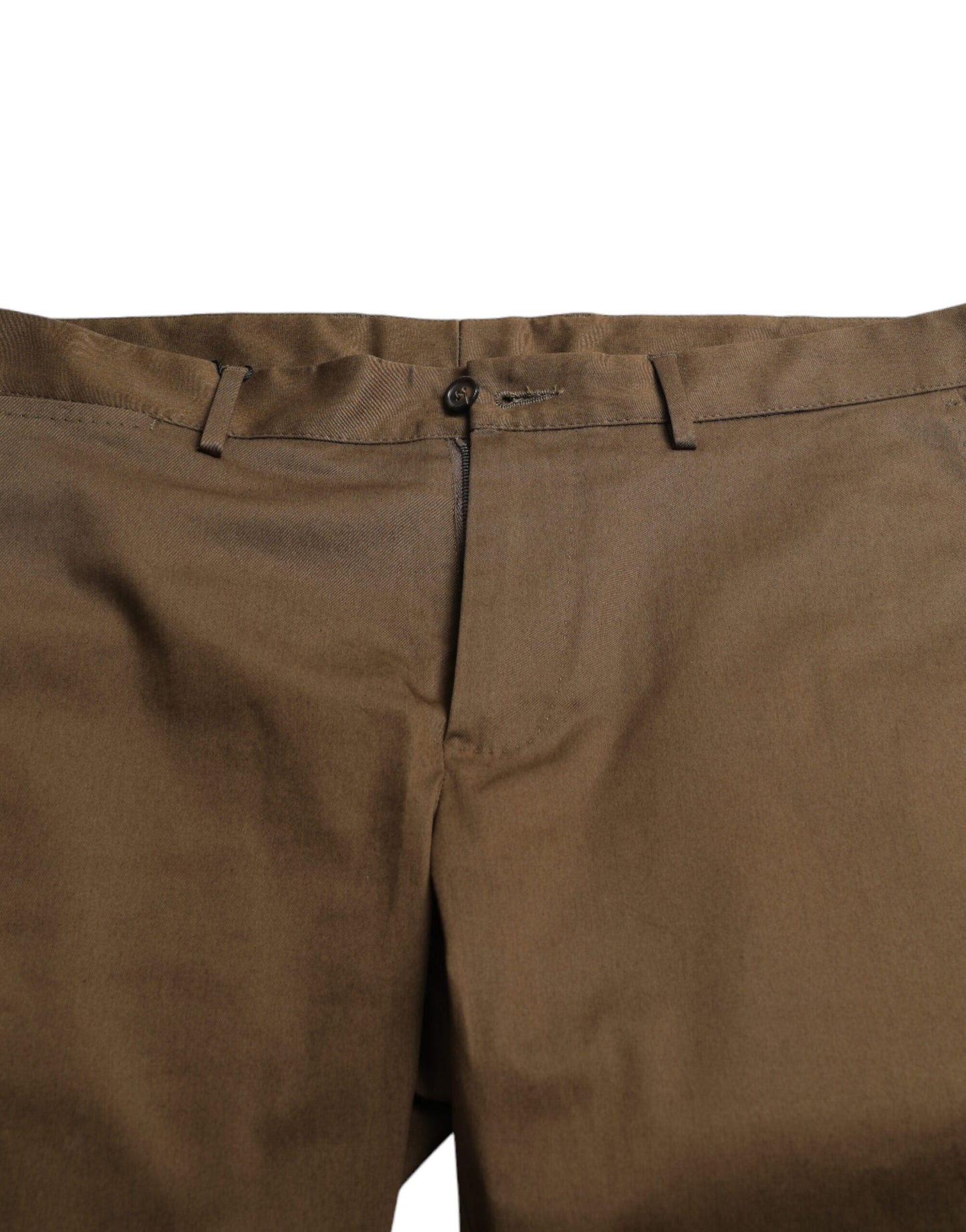 Dolce & Gabbana Chic Brown Bermuda Shorts with Logo Detail Dolce & Gabbana