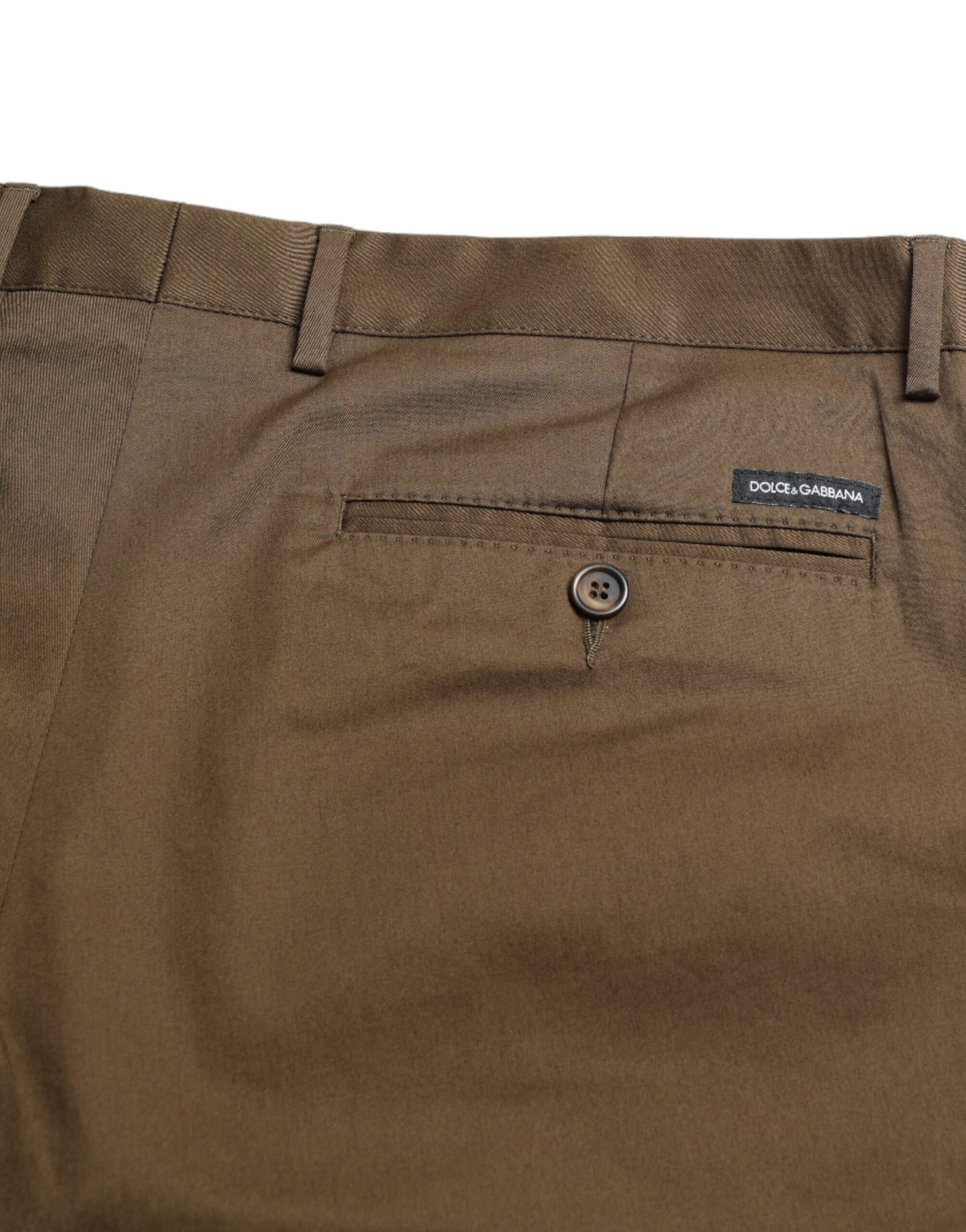 Dolce & Gabbana Chic Brown Bermuda Shorts with Logo Detail Dolce & Gabbana