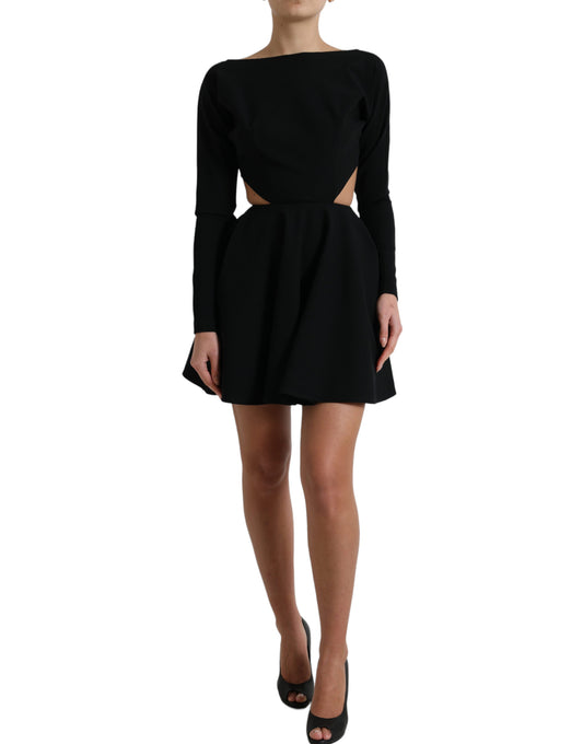 Dolce & Gabbana Elegant Cut Out A-Line Mini Dress Dolce & Gabbana