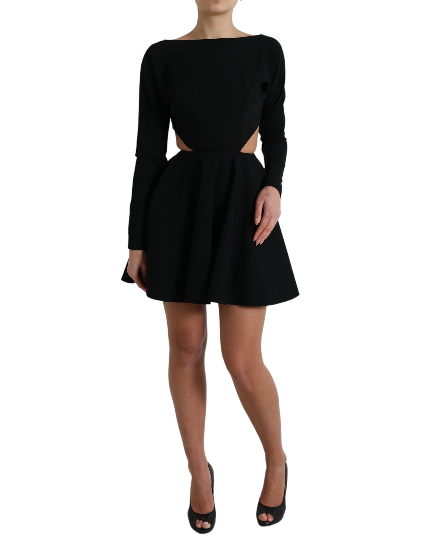 Dolce & Gabbana Elegant Cut Out A-Line Mini Dress Dolce & Gabbana