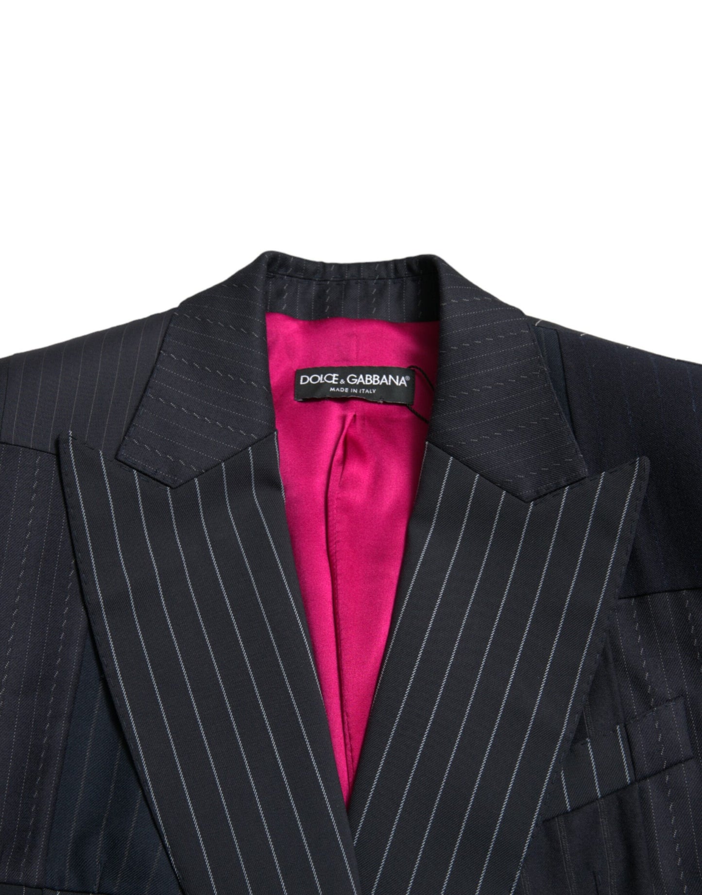 Dolce & Gabbana Elegant Striped Virgin Wool Blazer Dolce & Gabbana