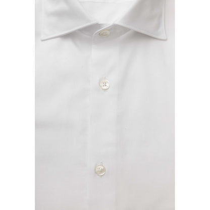 Bagutta White Cotton Men's Shirt Bagutta