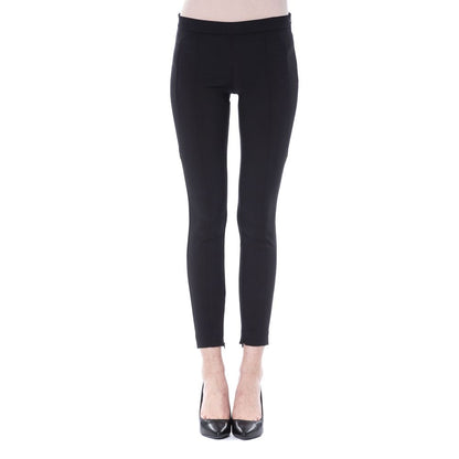 BYBLOS Black Polyester Women Pants BYBLOS