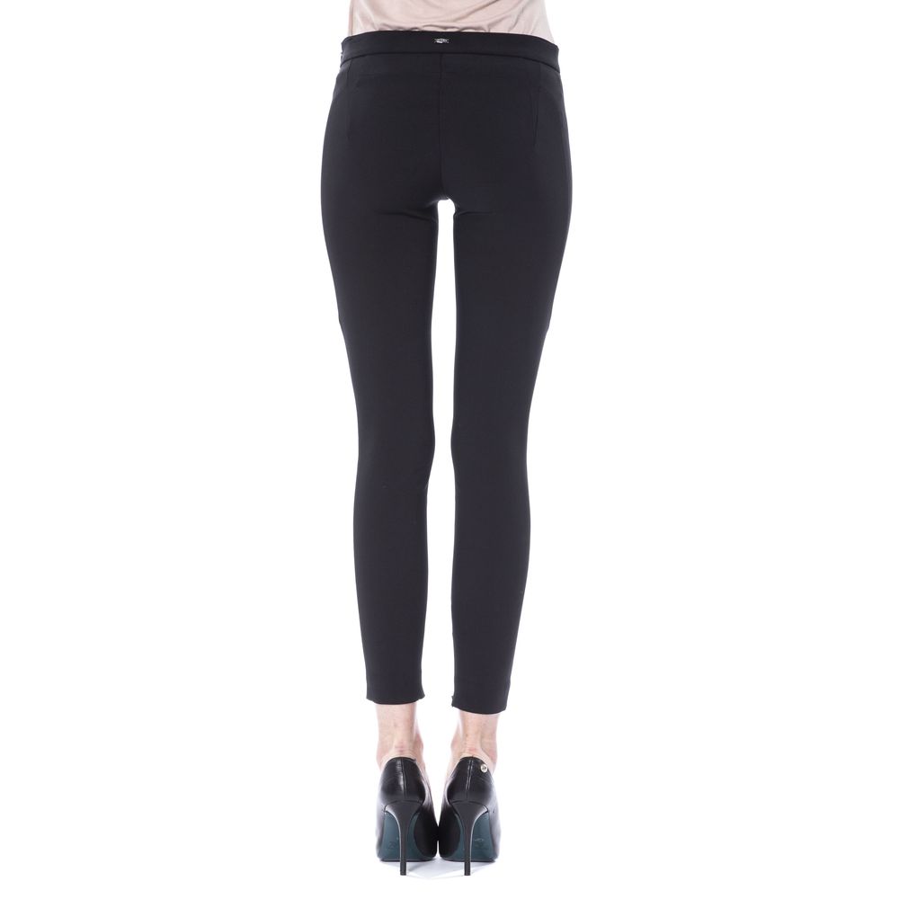 BYBLOS Black Polyester Women Pants BYBLOS