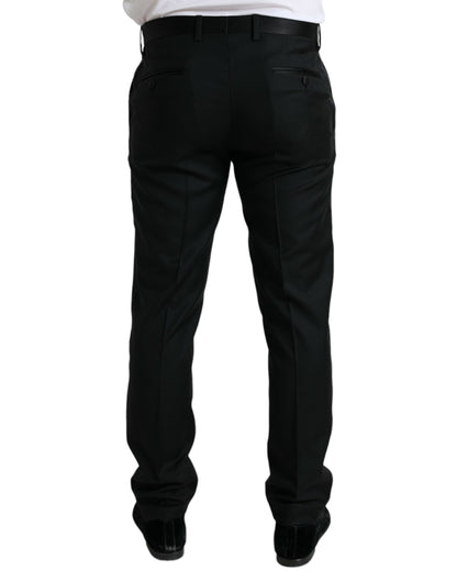 Dolce & Gabbana Elegant Slim Fit Wool Dress Pants Dolce & Gabbana