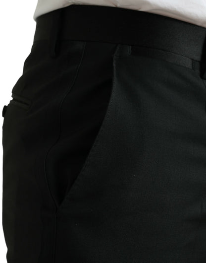 Dolce & Gabbana Elegant Slim Fit Wool Dress Pants Dolce & Gabbana