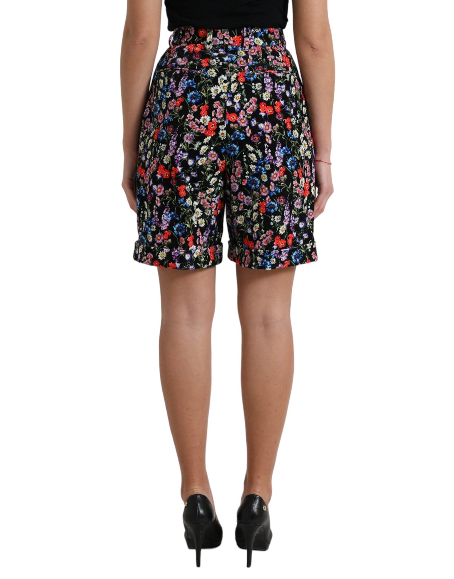 Dolce & Gabbana Chic Floral High Waist Hot Pants Shorts Dolce & Gabbana