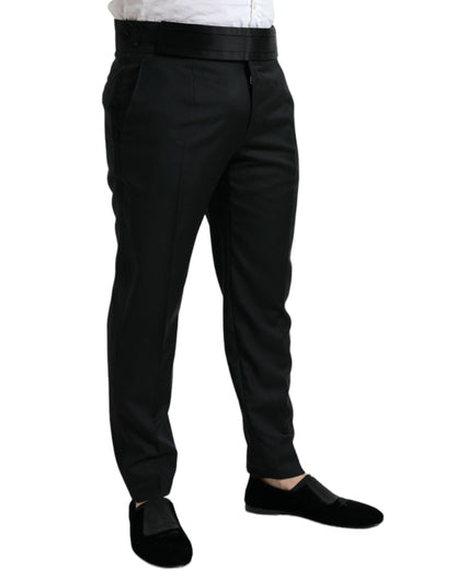 Dolce & Gabbana Elegant Slim Fit Wool Dress Pants Dolce & Gabbana