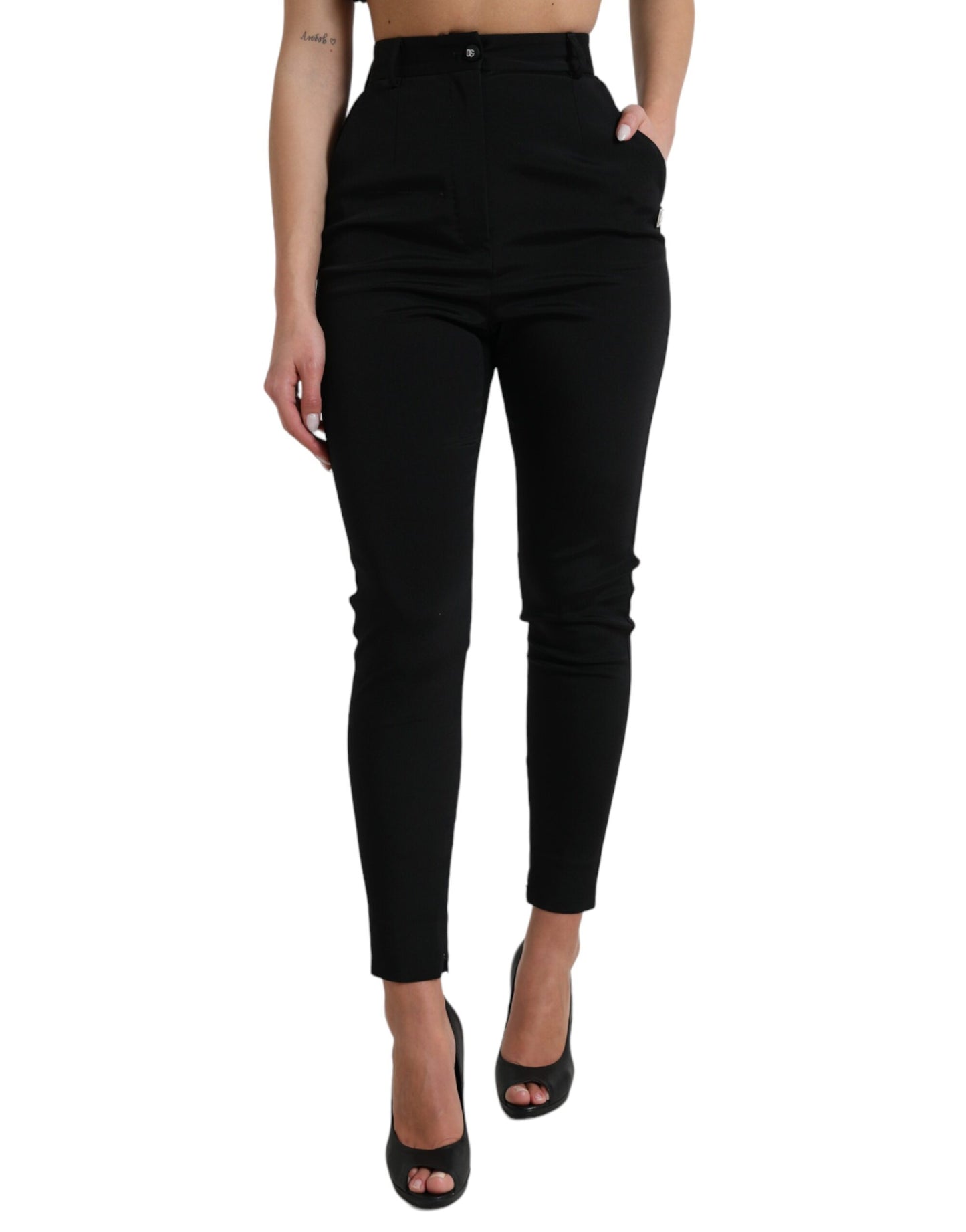 Dolce & Gabbana Elegant High Waist Skinny Pants Dolce & Gabbana