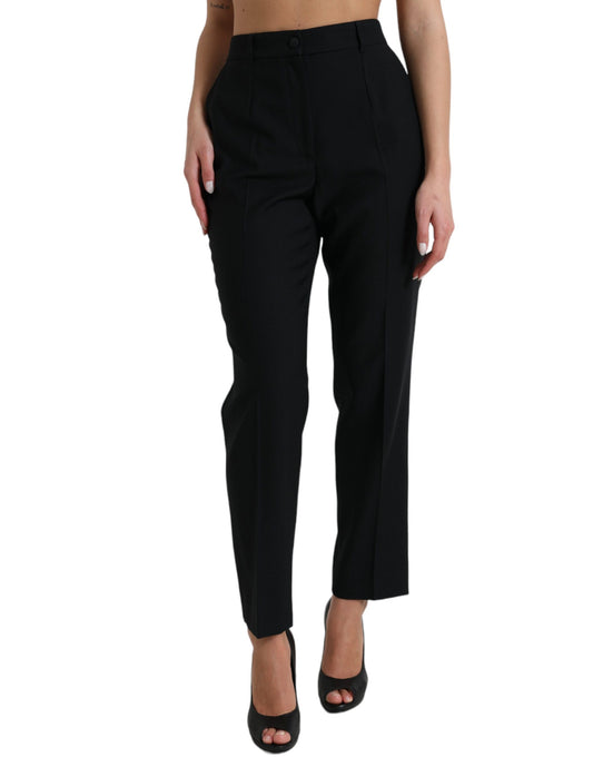 Dolce & Gabbana Elegant High Waist Wool Pants Dolce & Gabbana