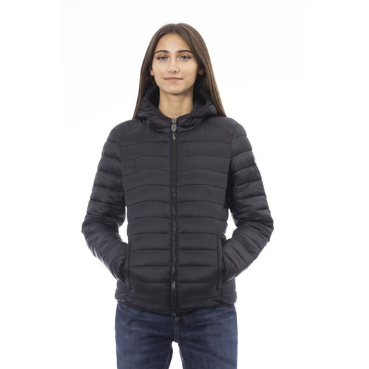 Invicta Black Nylon Women Jacket Invicta