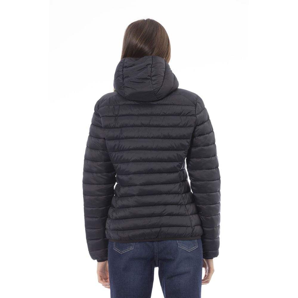 Invicta Black Nylon Women Jacket Invicta