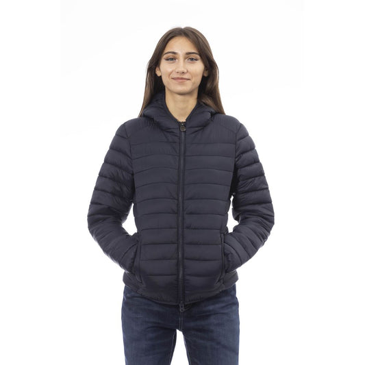 Invicta Blue Nylon Women Jacket Invicta