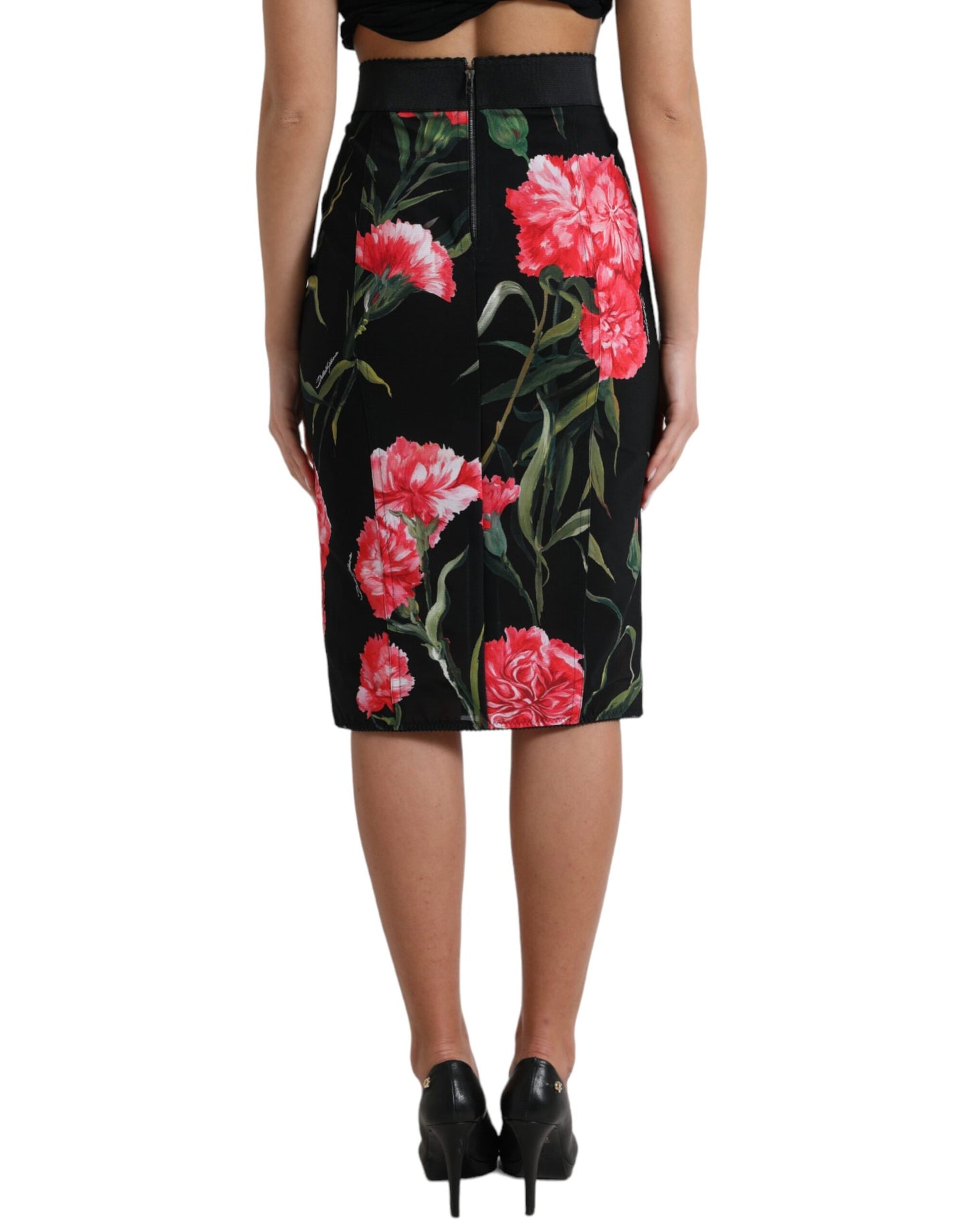 Dolce & Gabbana Floral High Waist Pencil Skirt Dolce & Gabbana