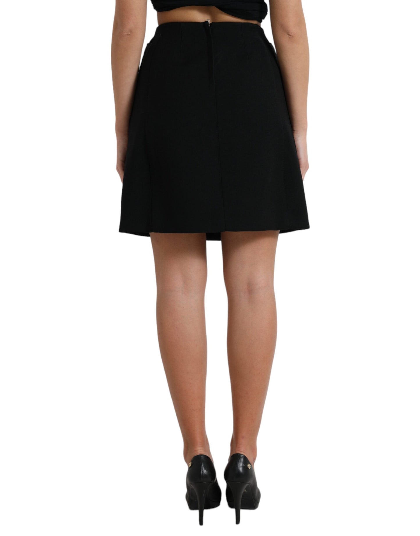 Dolce & Gabbana Elegant High-Waist A-Line Mini Skirt Dolce & Gabbana