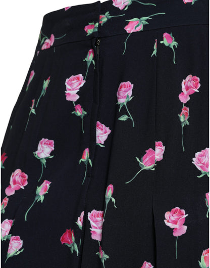 Dolce & Gabbana Elegant Floral A-Line Knee-Length Skirt Dolce & Gabbana