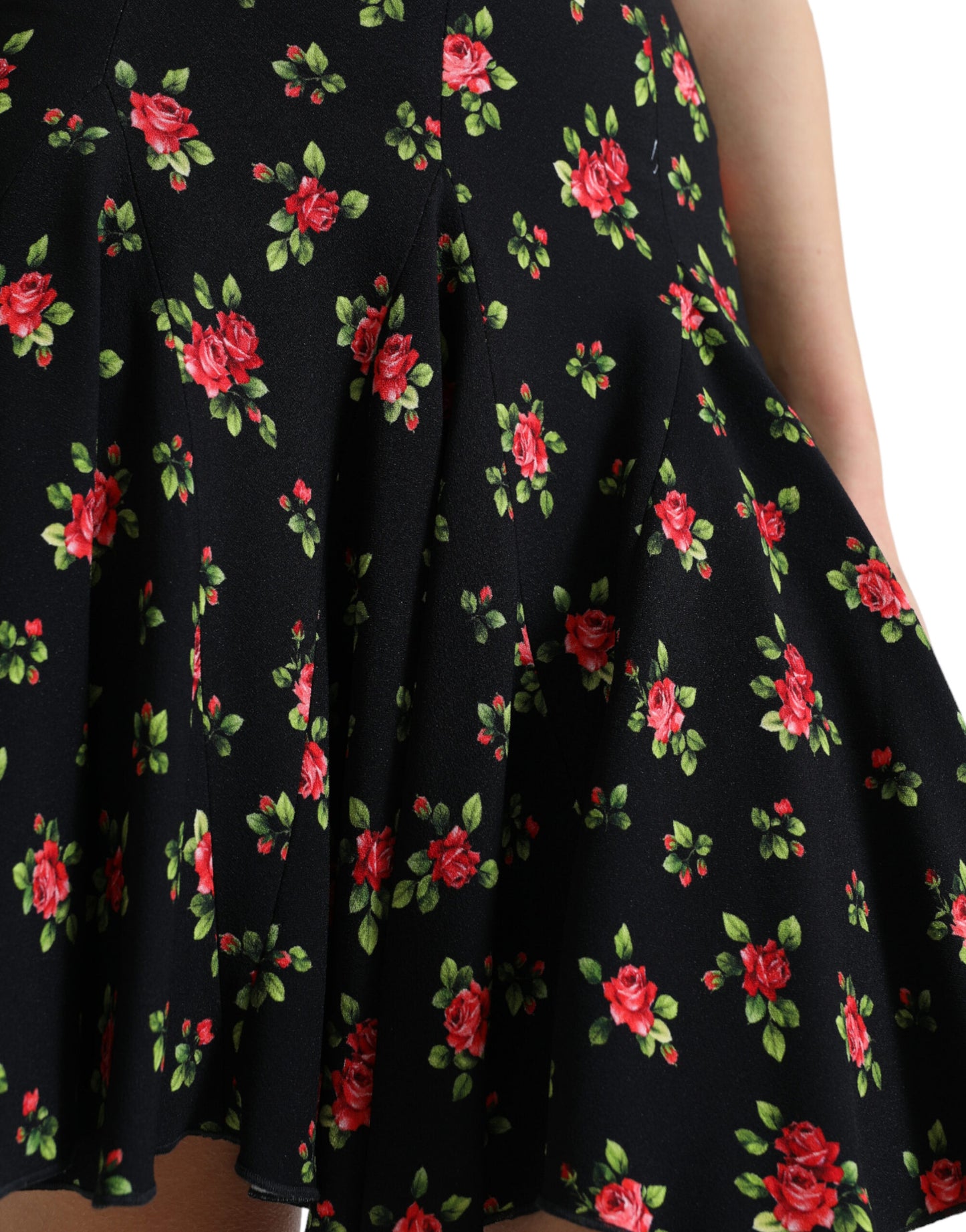 Dolce & Gabbana Floral A-Line Mini Skirt with High Waist Dolce & Gabbana