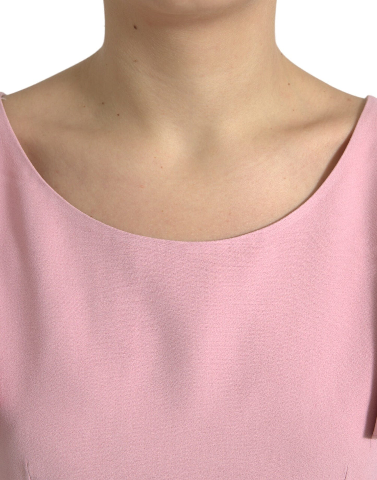 Dolce & Gabbana Chic Pink Bell Sleeve Top Dolce & Gabbana