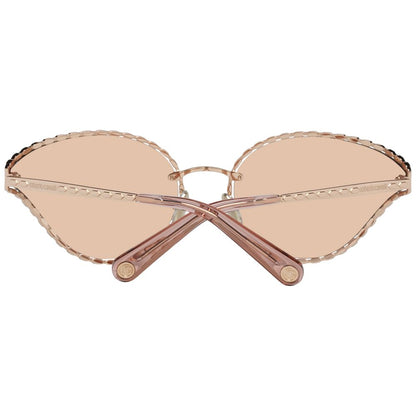 Roberto Cavalli Rose Gold Oval Mirrored Sunglasses Roberto Cavalli