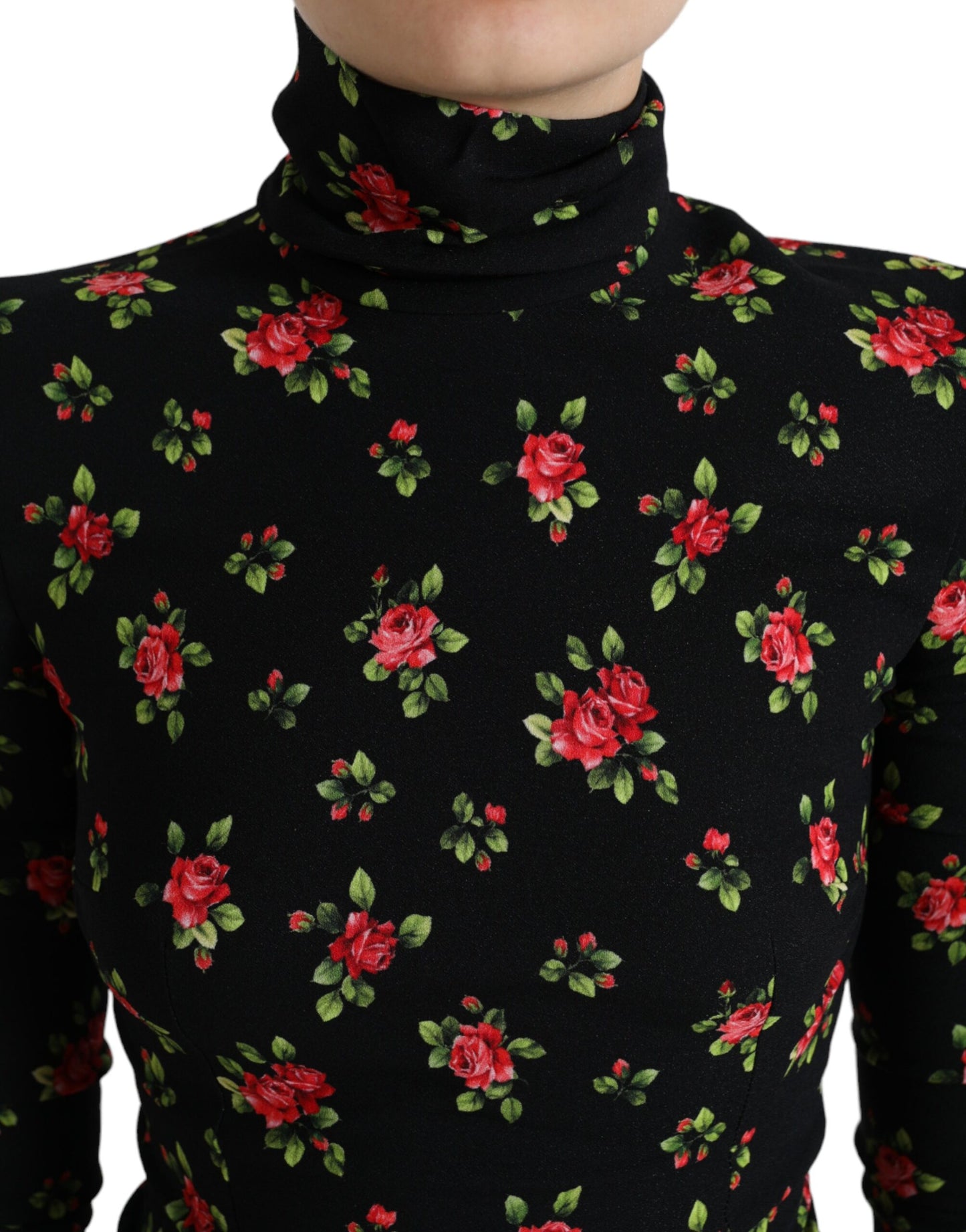 Dolce & Gabbana Elegant Floral Silk Blend Top Dolce & Gabbana