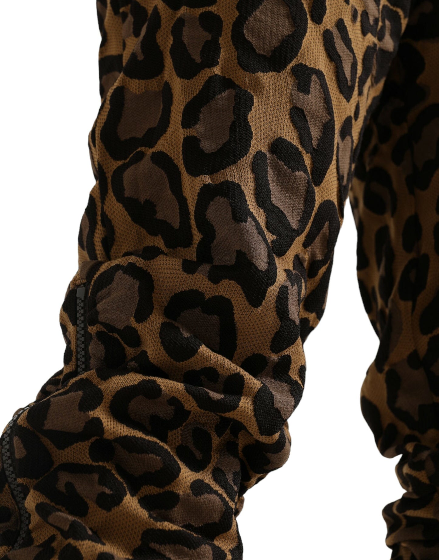 Dolce & Gabbana Chic Leopard Print Jogger Pants Dolce & Gabbana