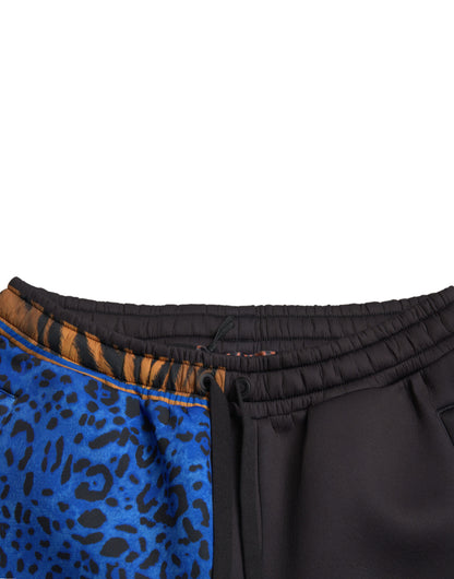 Dolce & Gabbana Elegant Tiger Print Joggers Dolce & Gabbana