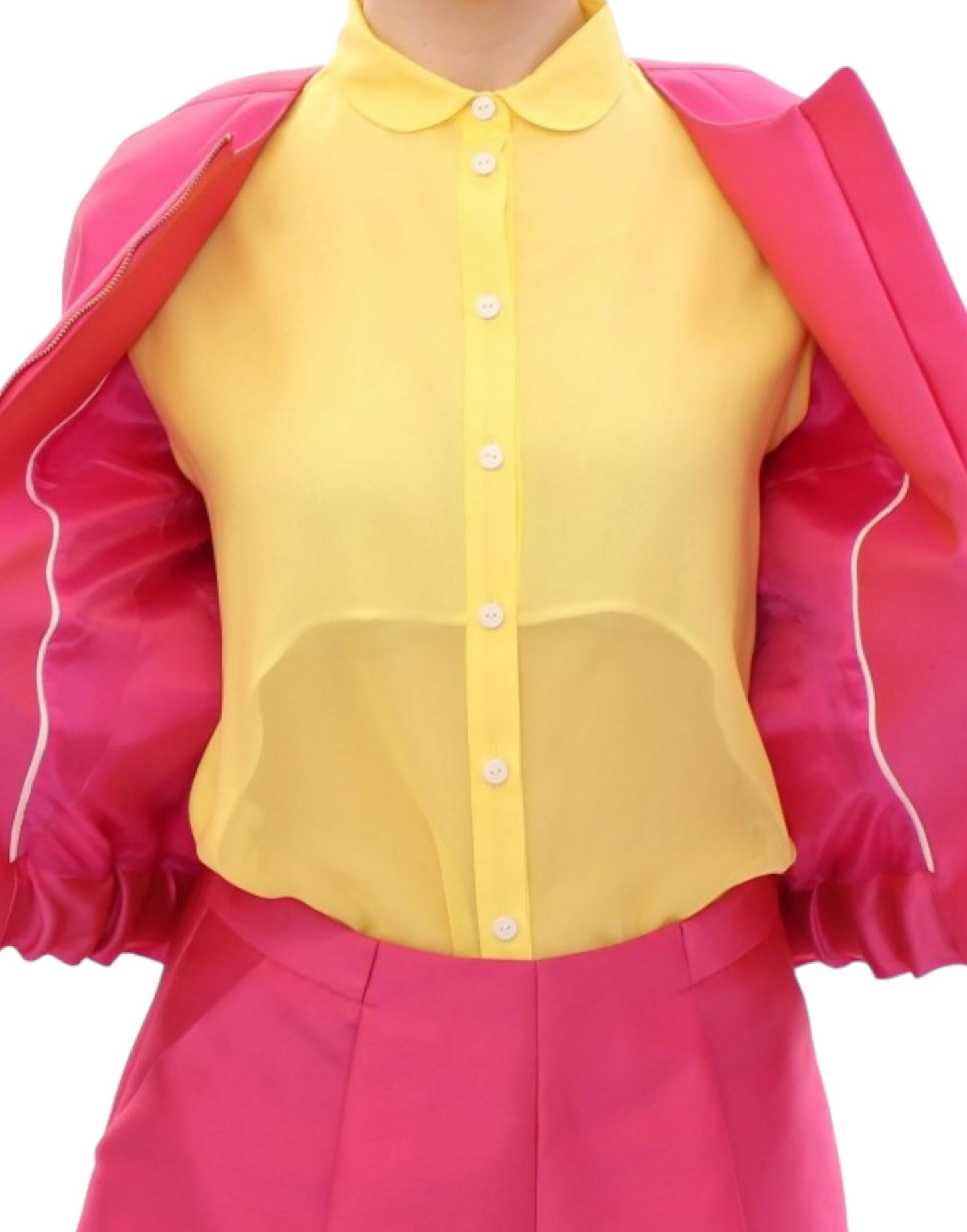 CO|TE Elegant Pink Silk Blend Jacket CO|TE