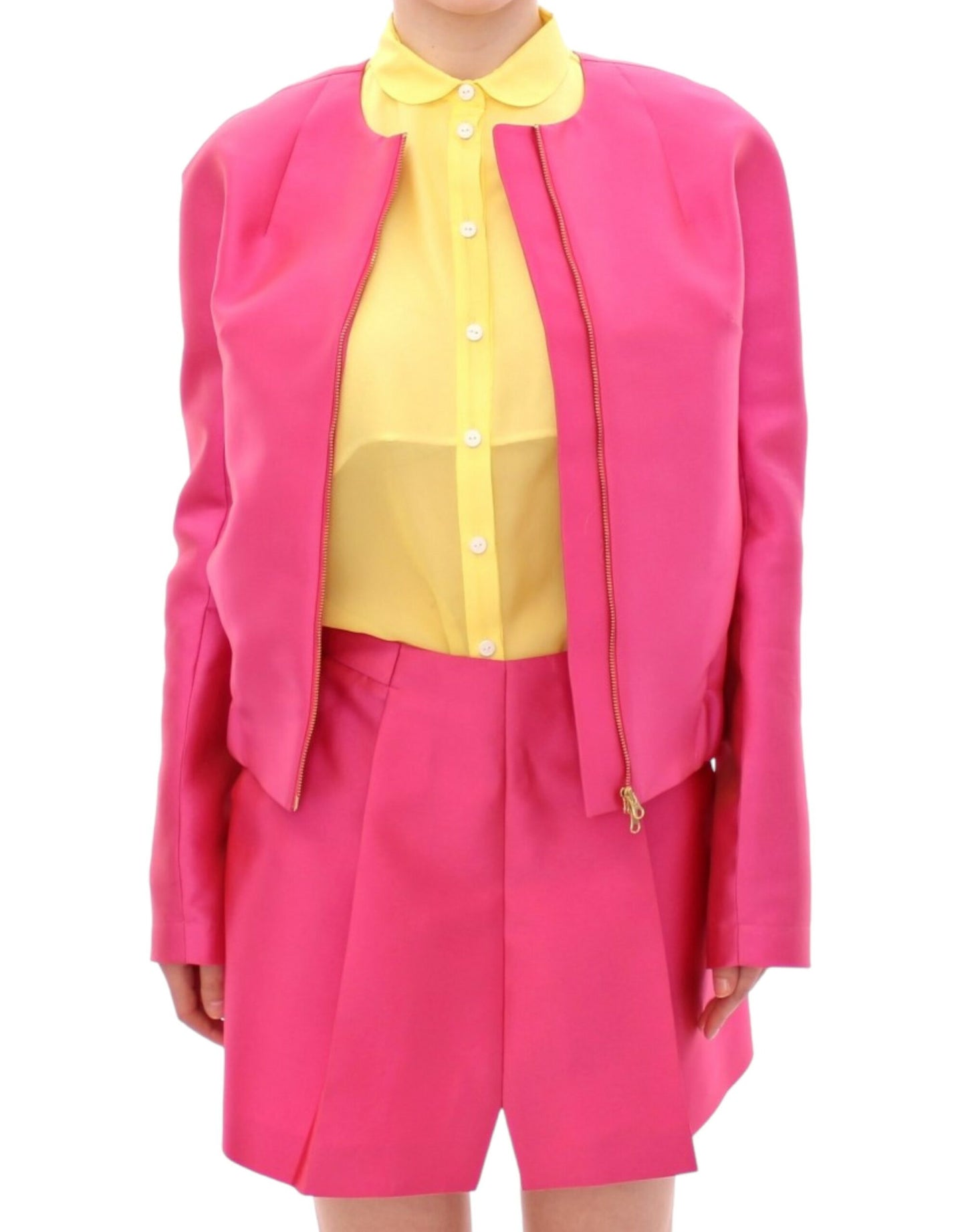 CO|TE Elegant Pink Silk Blend Jacket CO|TE